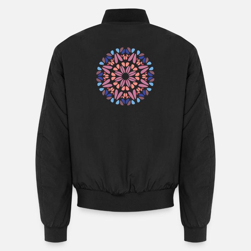 Mandala - Unisex Bomber Jacket - black