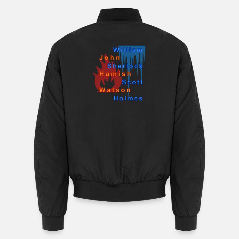 Fire and ice Unisex Bomber Jacket