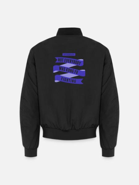 Surely Not Everybody What Kung Fu Fighting - Unisex Bomber Jacket - black