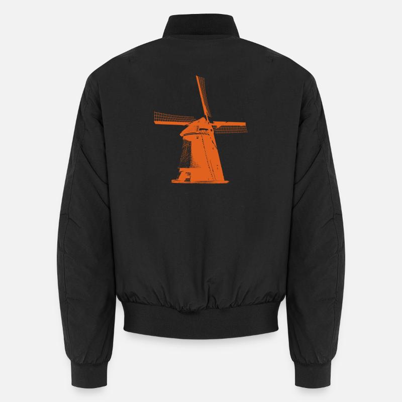 Moulin à vent Pays-Bas Bomber unisexe