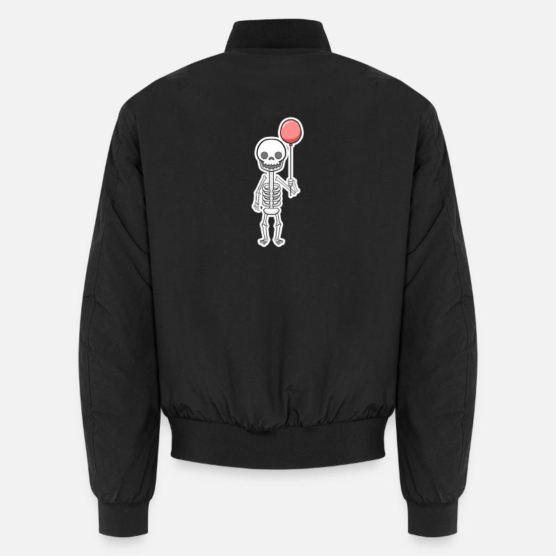 Halloween Skeleton - Unisex Bomber Jacket - black