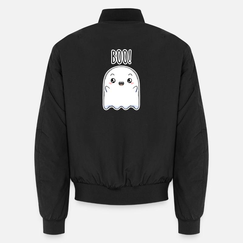 Halloween Geist - Unisex Bomberjacke - Schwarz