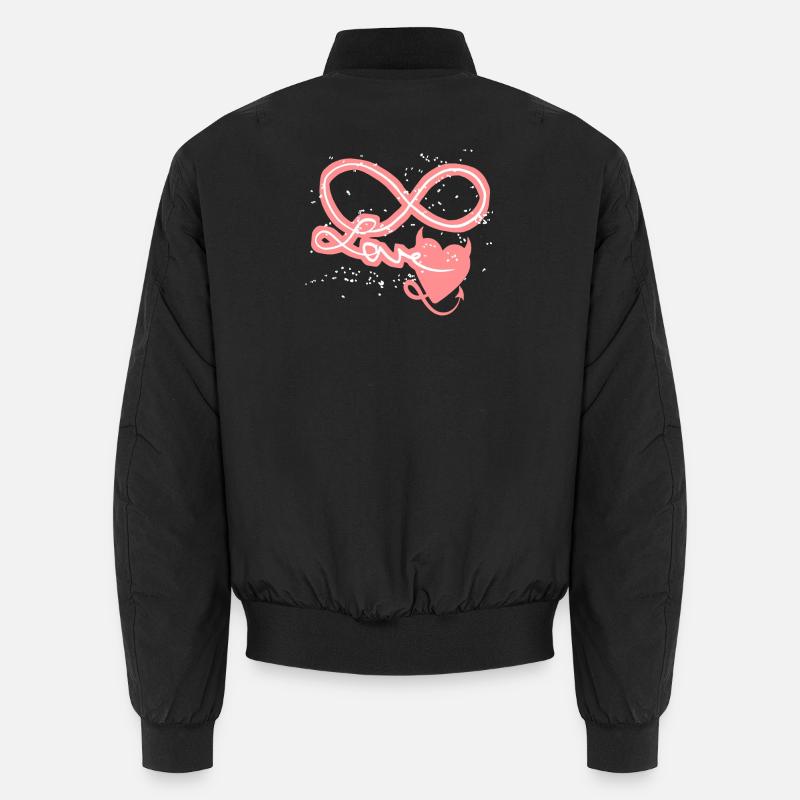 Infinity Inscrivez-vous pour toujours dans l'amour! Bomber unisexe