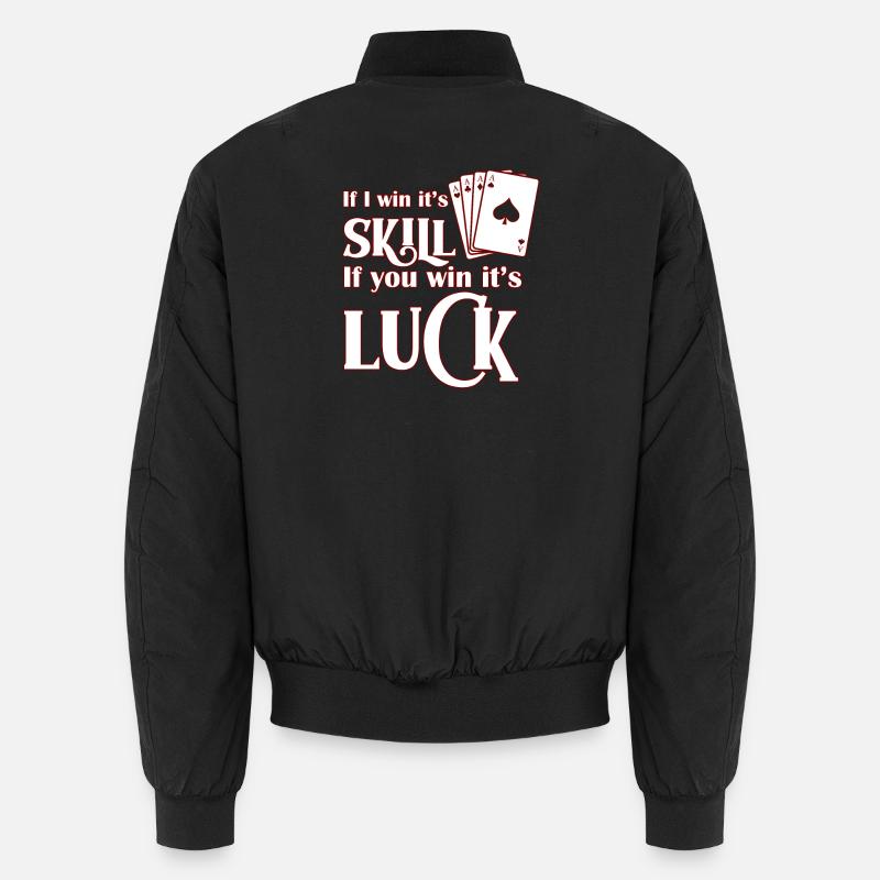 Poker Unisex Bomberjacke