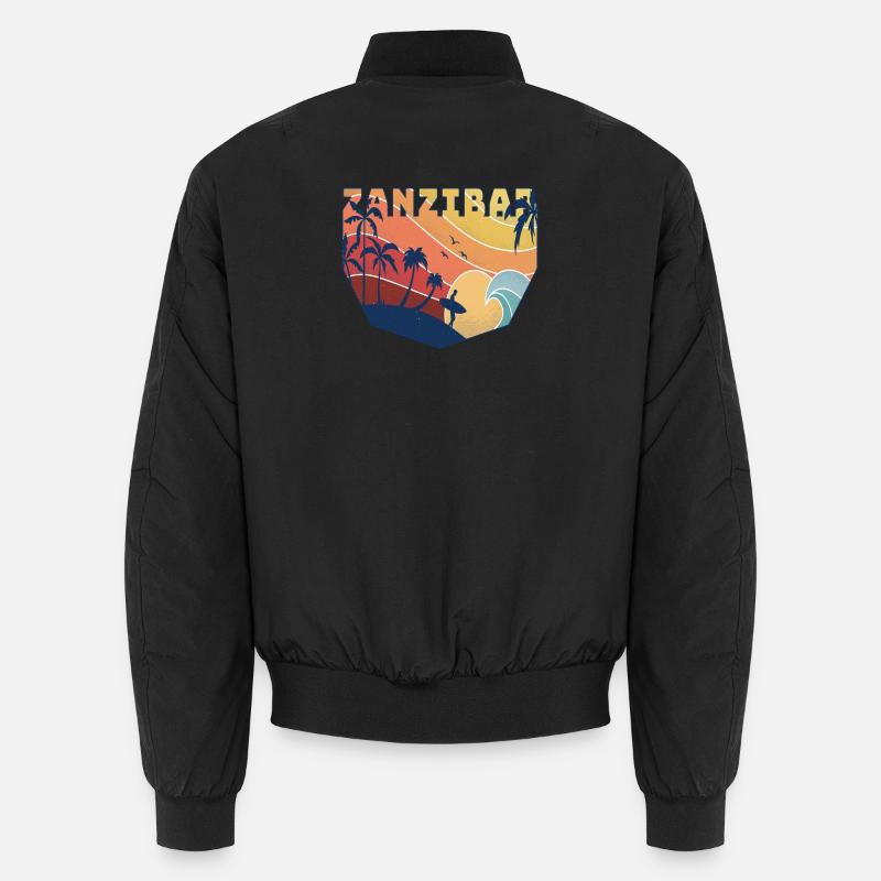 Zanzibar surfeur design / cadeau Bomber unisexe