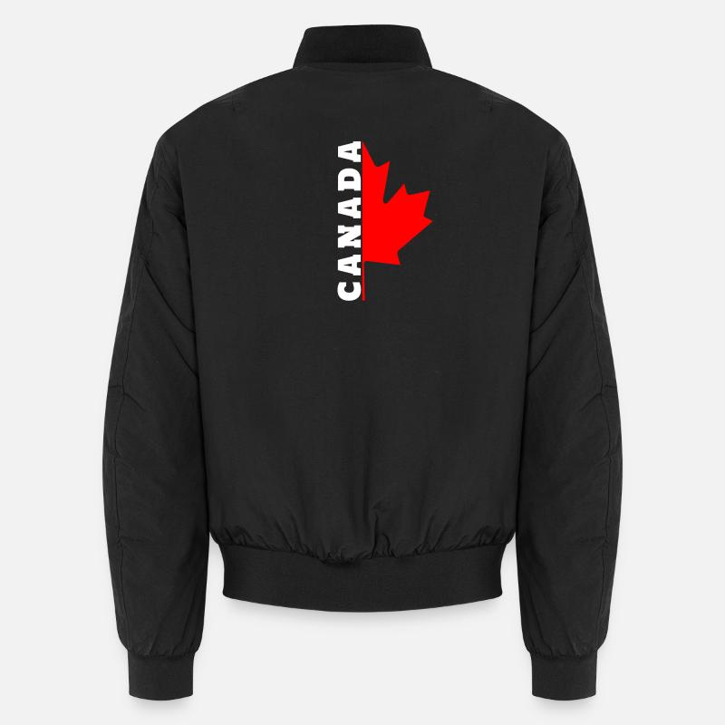 I love Canada design with maple leaf / gift Unisex Bomber Jacket