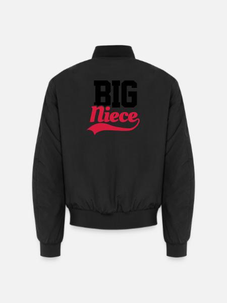 Big Niece - Unisex Bomber Jacket - black