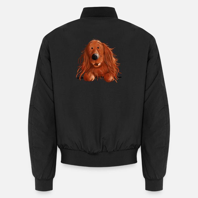 Drôle Setter irlandais rouge Bomber unisexe