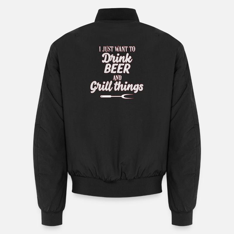 BBQ Grillen Unisex Bomberjacke