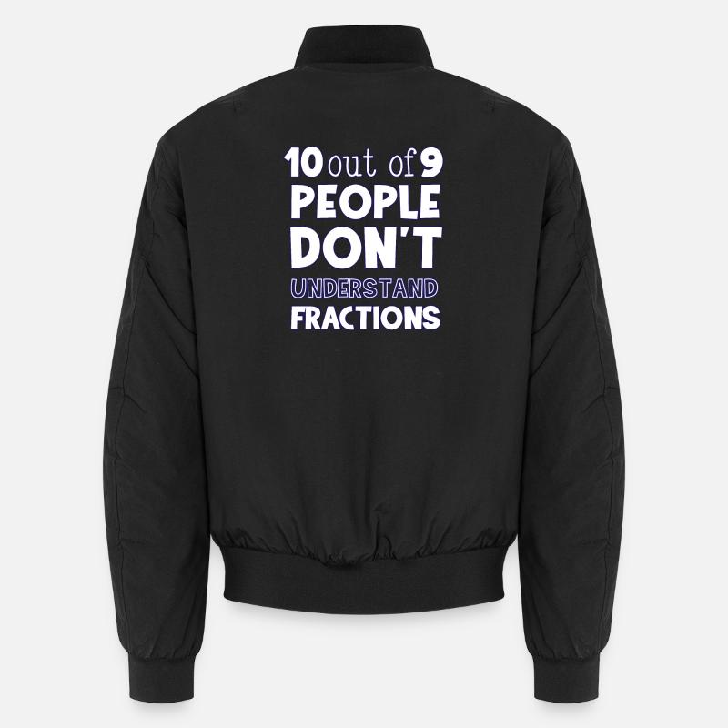 Mathe - Unisex Bomberjacke - Schwarz