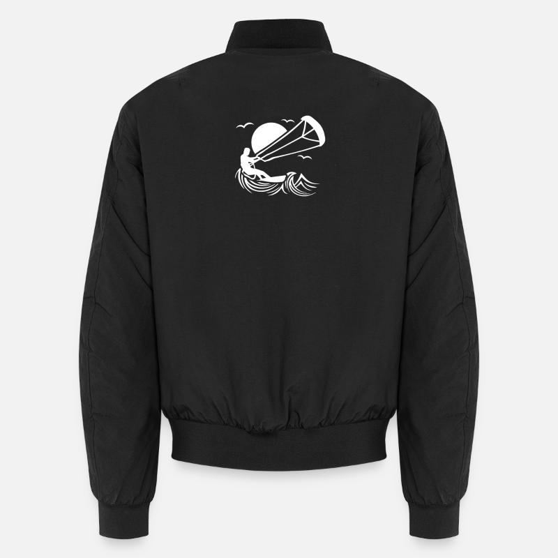 kitesurfer - Bomber unisexe - noir