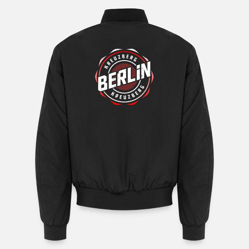 Berlin Kreuzberg - Unisex Bomberjacke - Schwarz