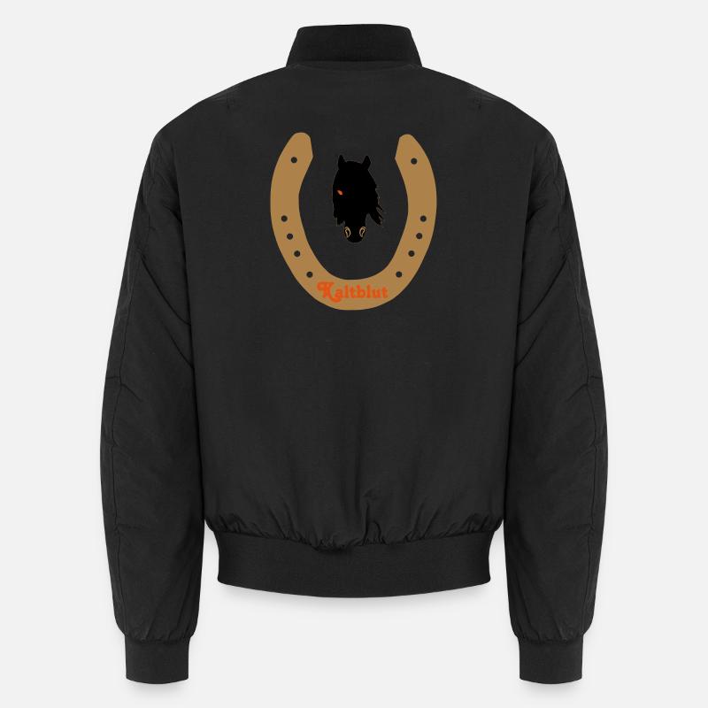 Hufeisen Friese - Unisex Bomberjacke - Schwarz