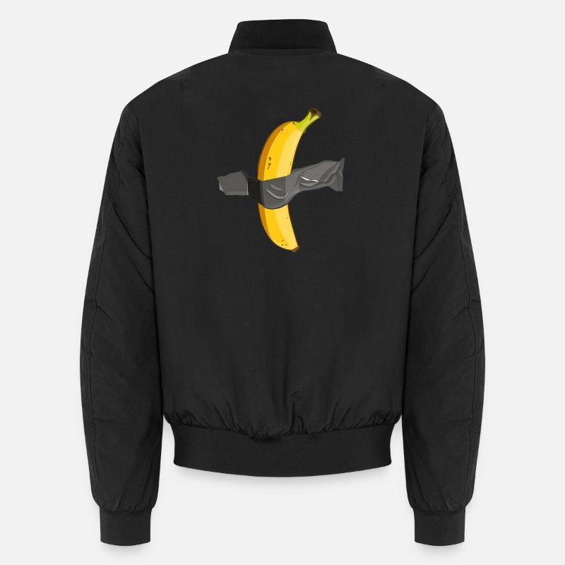 Geklebte Bananenkunst Unisex Bomberjacke