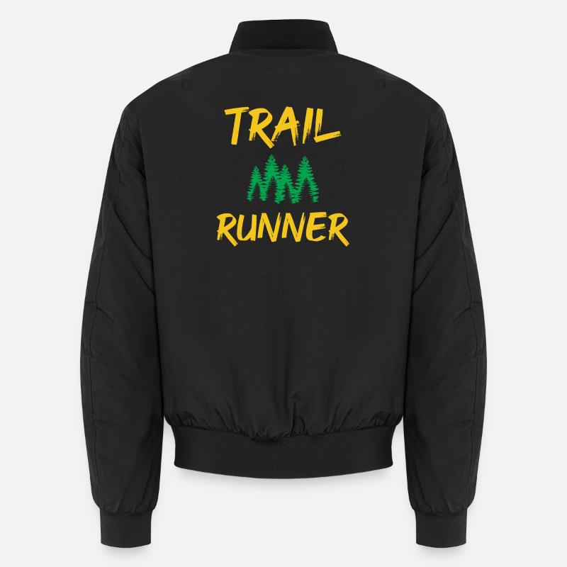 Trail Runner - Unisex Bomberjacke - Schwarz