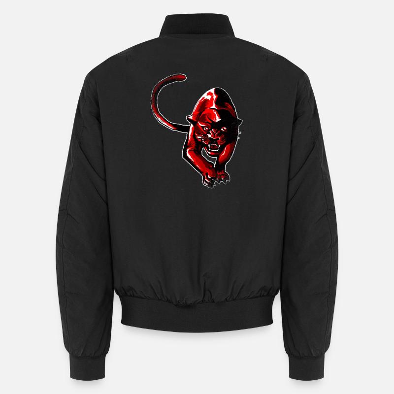 Red panther Unisex Bomber Jacket
