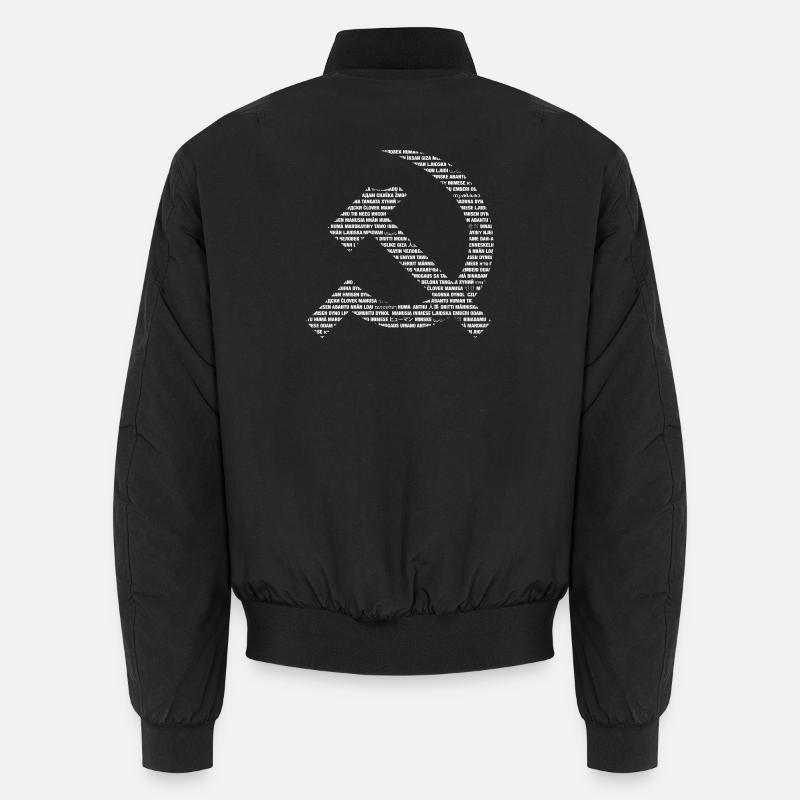 Human Sickle and hammers Unisex Bomber Jacket