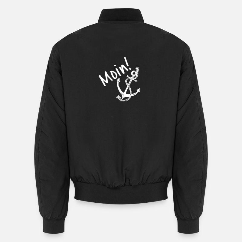 Moin Anker Nautik Design Unisex Bomberjacke