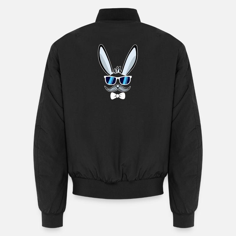 Il | Visage de lapin de Pâques Lapin de Pâques Joyeuses Pâques Bomber unisexe