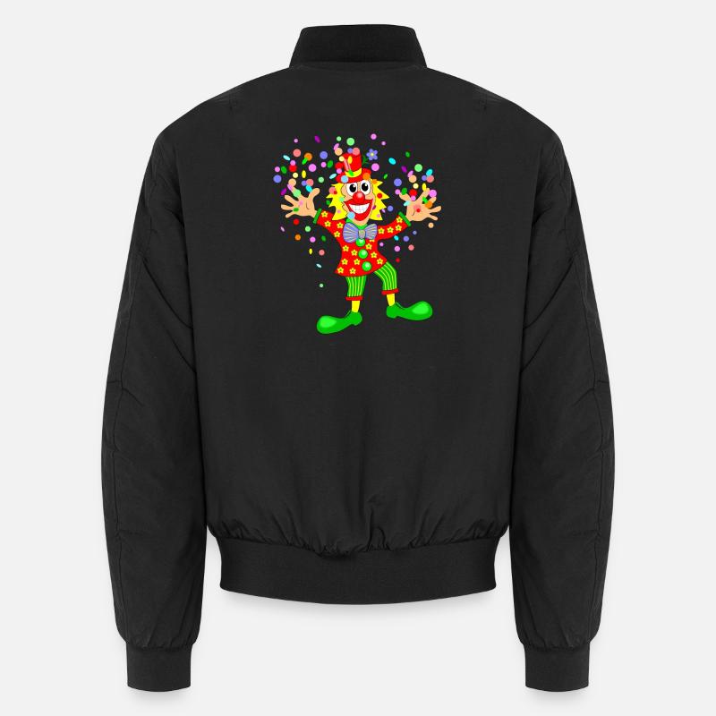 Carnival Clown Unisex Bomber Jacket