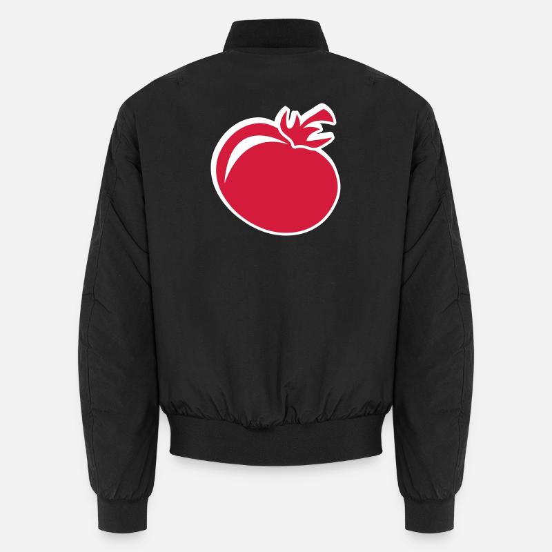 Tomate rouge - Bomber unisexe - noir