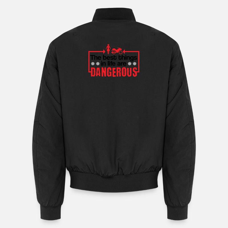 Motorrad Motorradfahrer Biker Statement Witzig Unisex Bomberjacke