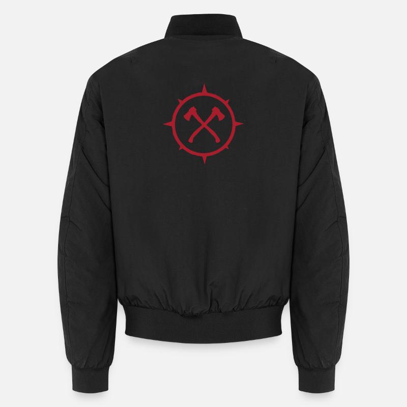 Extérieur - ax logo - Bomber unisexe - noir