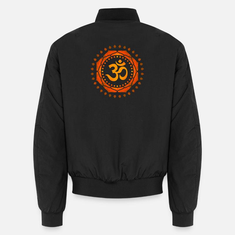 OM SYMBOL OM - Bomber unisexe - noir