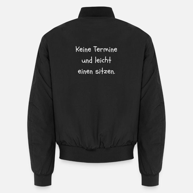 Keine Termin und leicht einen sitzen Unisex Bomberjacke