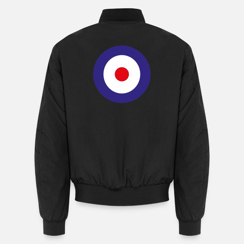 England aviation shield - Unisex Bomber Jacket - black