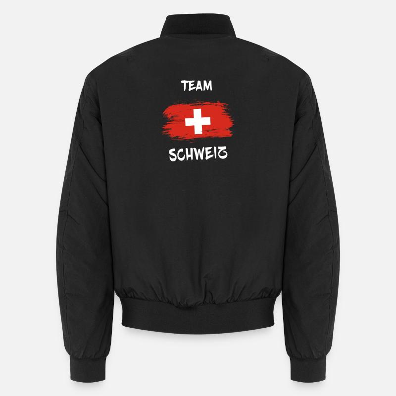 Schweiz Team Design Unisex Bomberjacke
