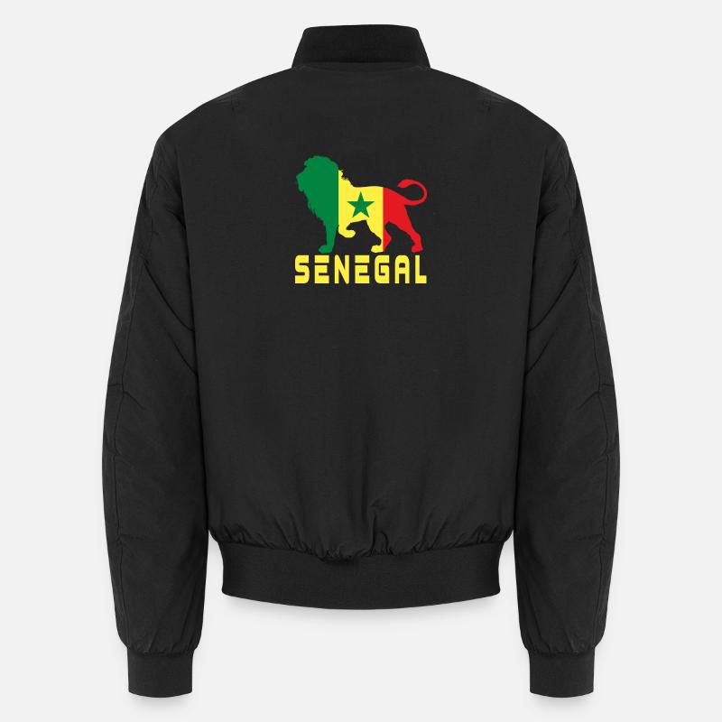 Senegal Löwe Unisex Bomberjacke