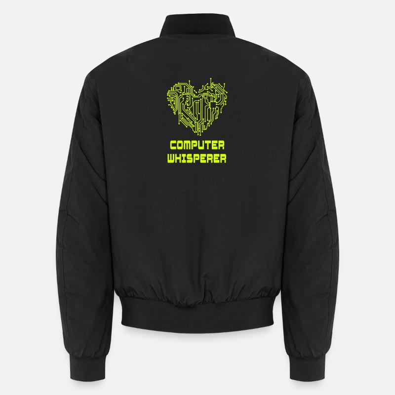 Murmure informatique - Bomber unisexe - noir
