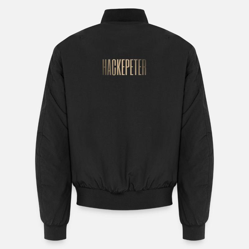 Hackepeter Mettbrötchen Mettigel Fleischesser Mett Unisex Bomberjacke