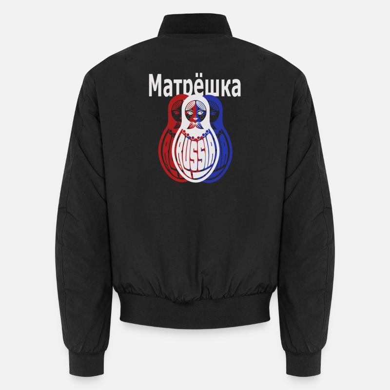 Matryoshka, russe - Bomber unisexe - noir