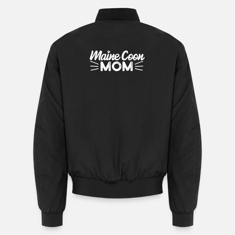 Maine Coon Katze Unisex Bomberjacke