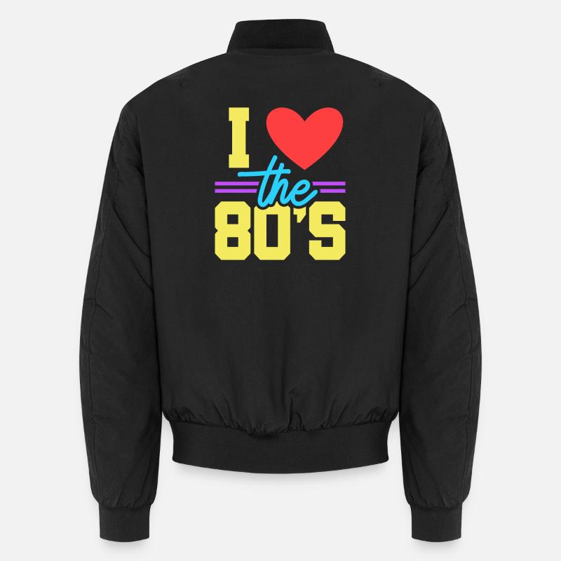 80s Unisex Bomber Jacket