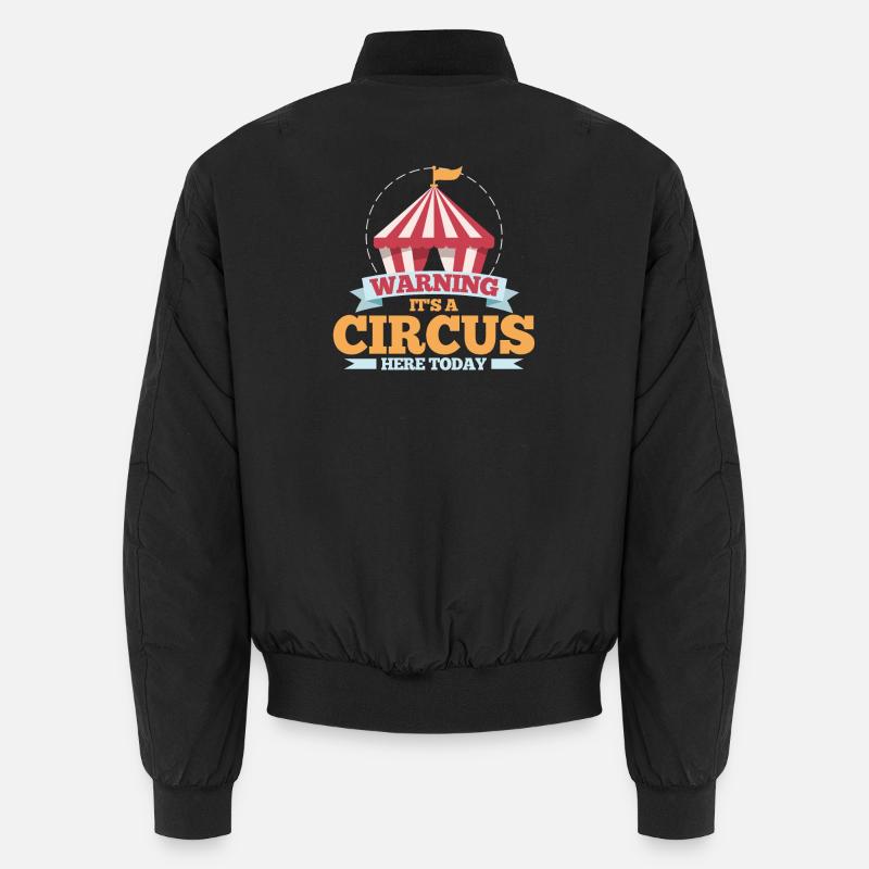 Zirkus - Unisex Bomberjacke - Schwarz