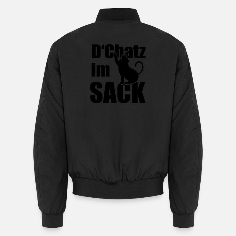 d Chatz im Sack - Vectorgraphic =Change the Colors Unisex Bomberjacke