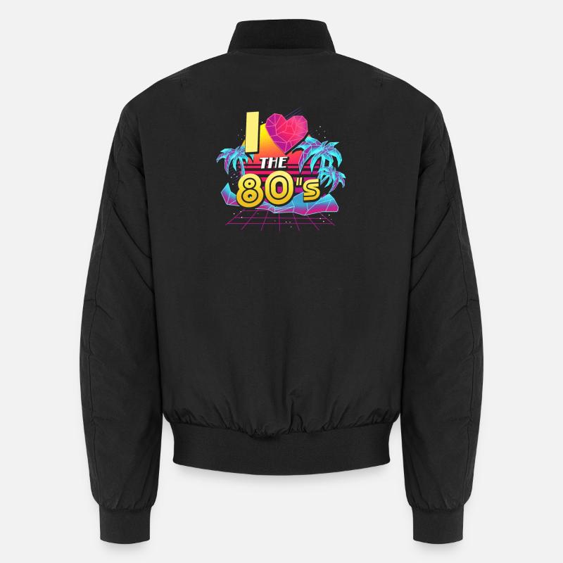Années 80 octogénaires - Bomber unisexe - noir