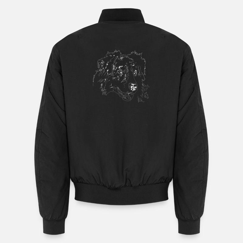 Berger australien - Bomber unisexe - noir