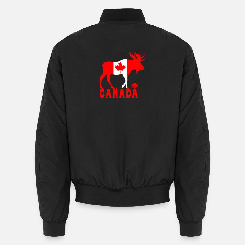 Kanada Elch Unisex Bomberjacke