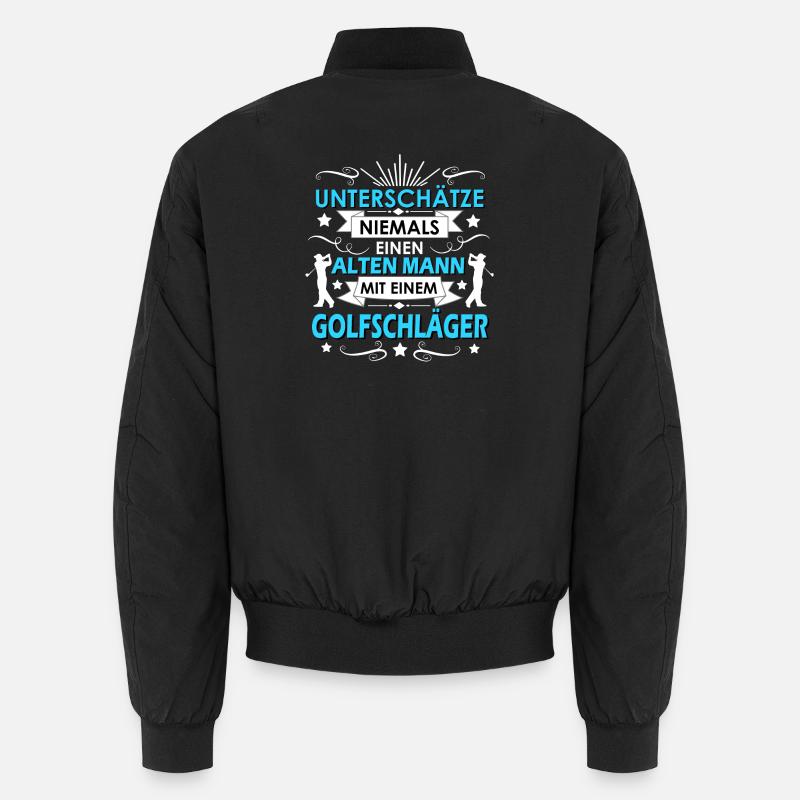 Golf Golfspieler Unisex Bomberjacke