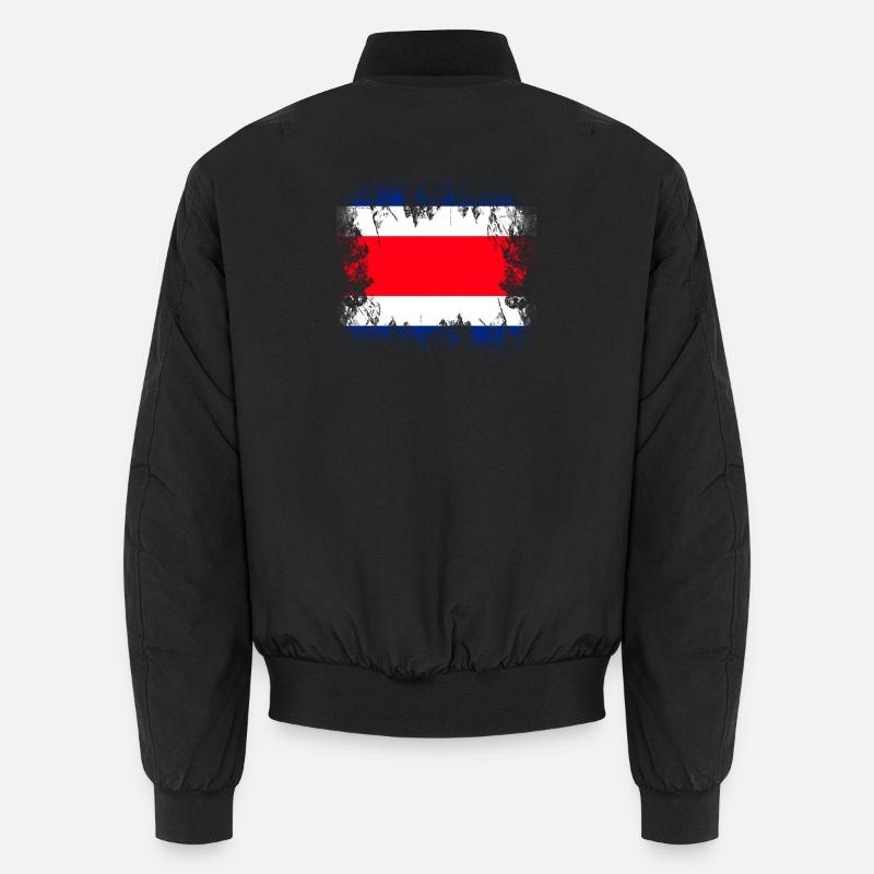 Costa Rica - Unisex Bomber Jacket - black