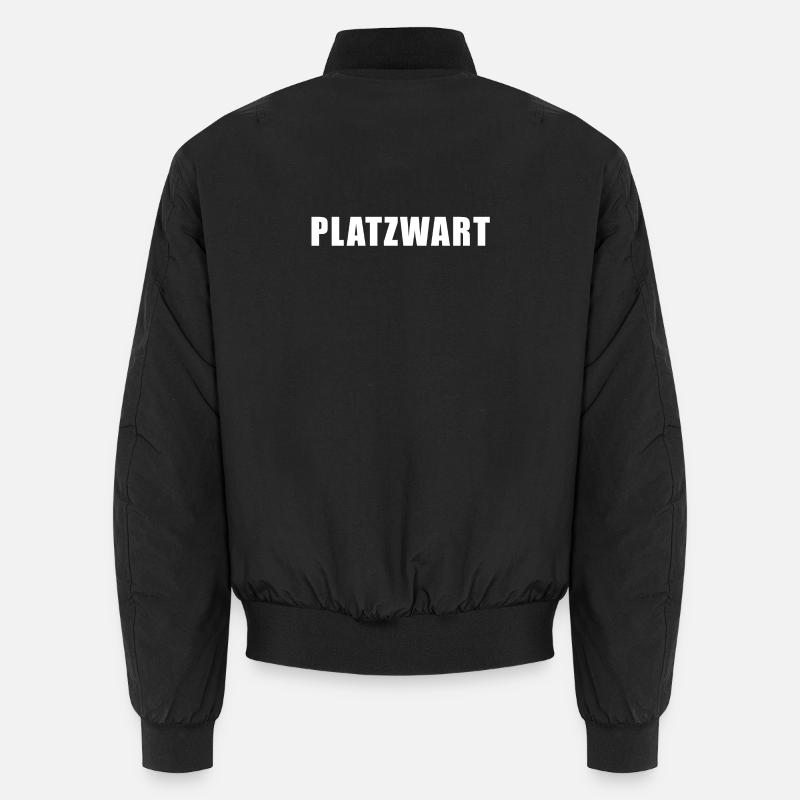Platzwart - Unisex Bomberjacke - Schwarz