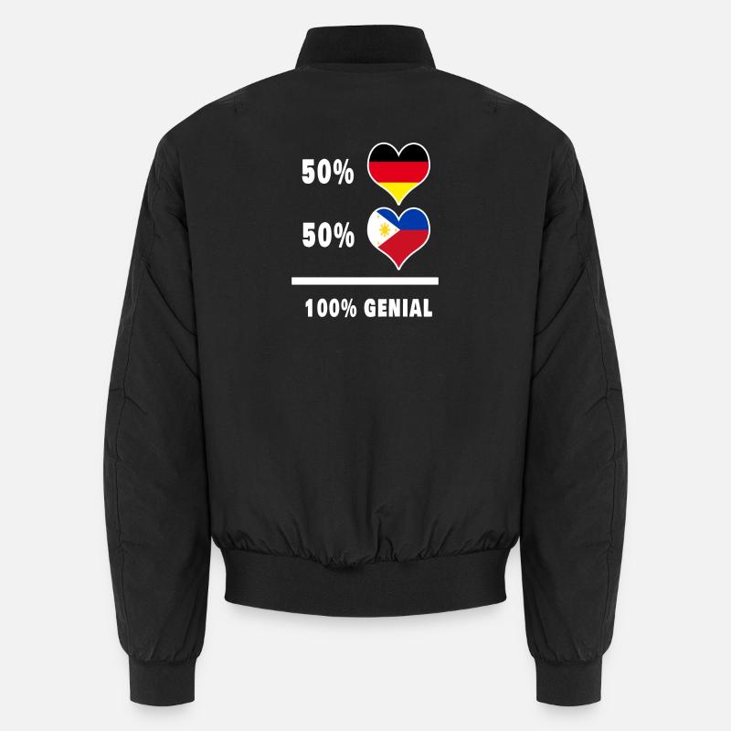 Allemagne et Philippines Awesome / Gift - Bomber unisexe - noir