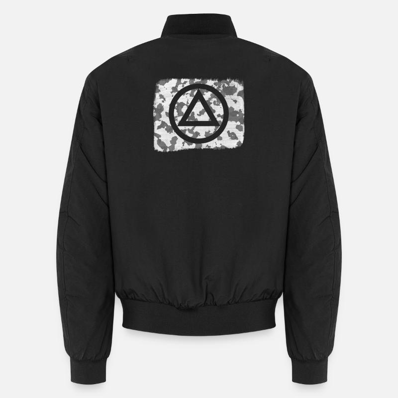 Anonymous alcoholic symbol logo AA NA anti alcohol Unisex Bomber Jacket