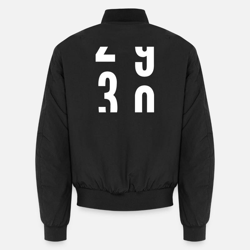 30 years - Unisex Bomber Jacket - black