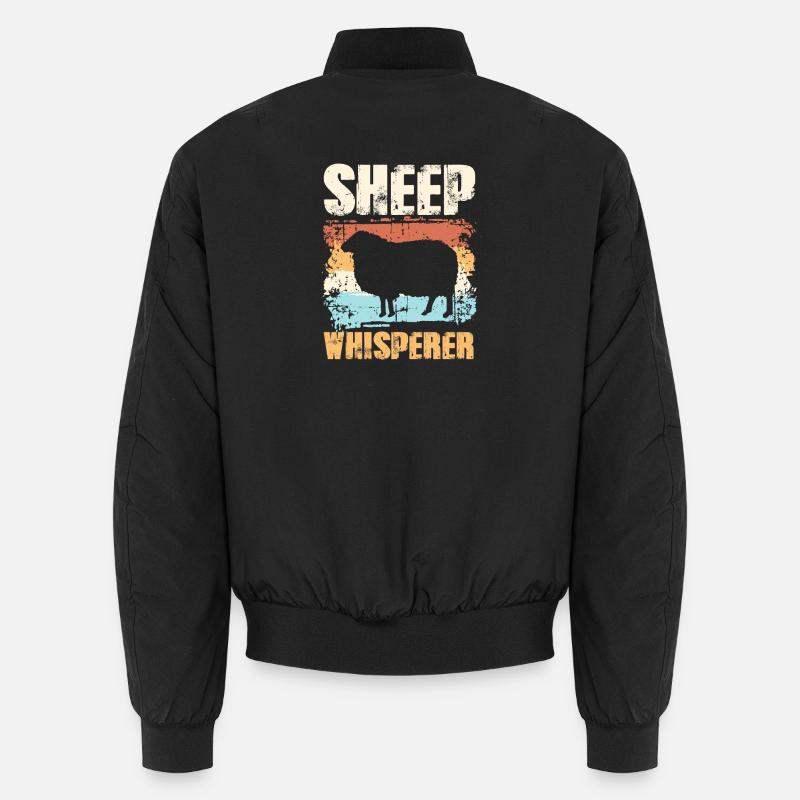 Sheep Whisperer Sheep Whisperer Gift Sheep Unisex Bomber Jacket