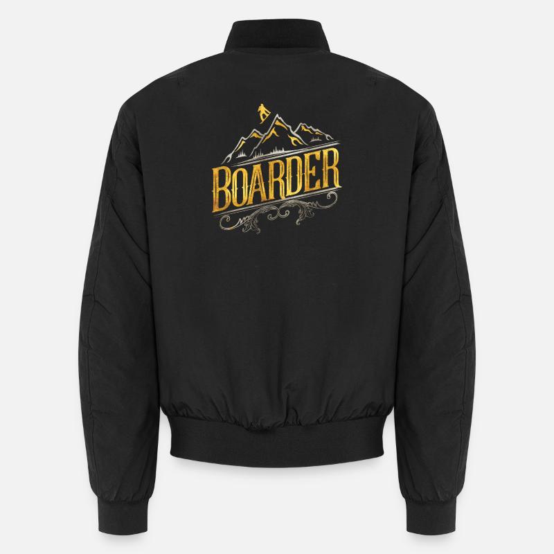 Snowboard / Snowboarden / Snowboarder Unisex Bomberjacke